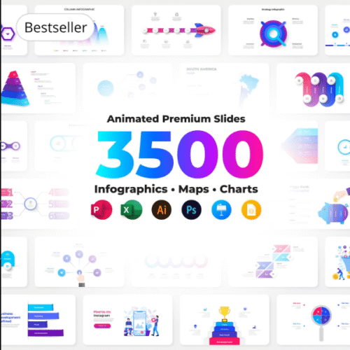 Présentation powerpoint icon graphic infographie